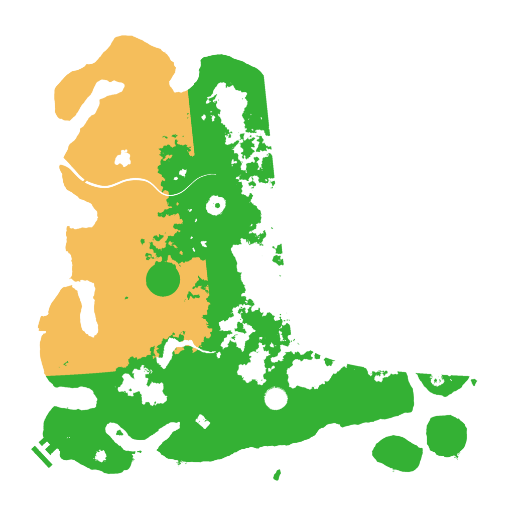 Biome Rust Map: Procedural Map, Size: 4000, Seed: 907129