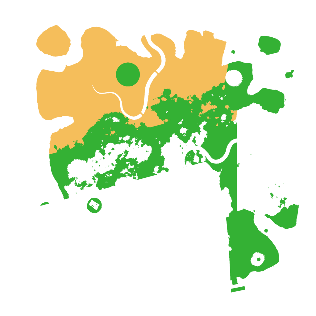 Biome Rust Map: Procedural Map, Size: 3500, Seed: 1477822928