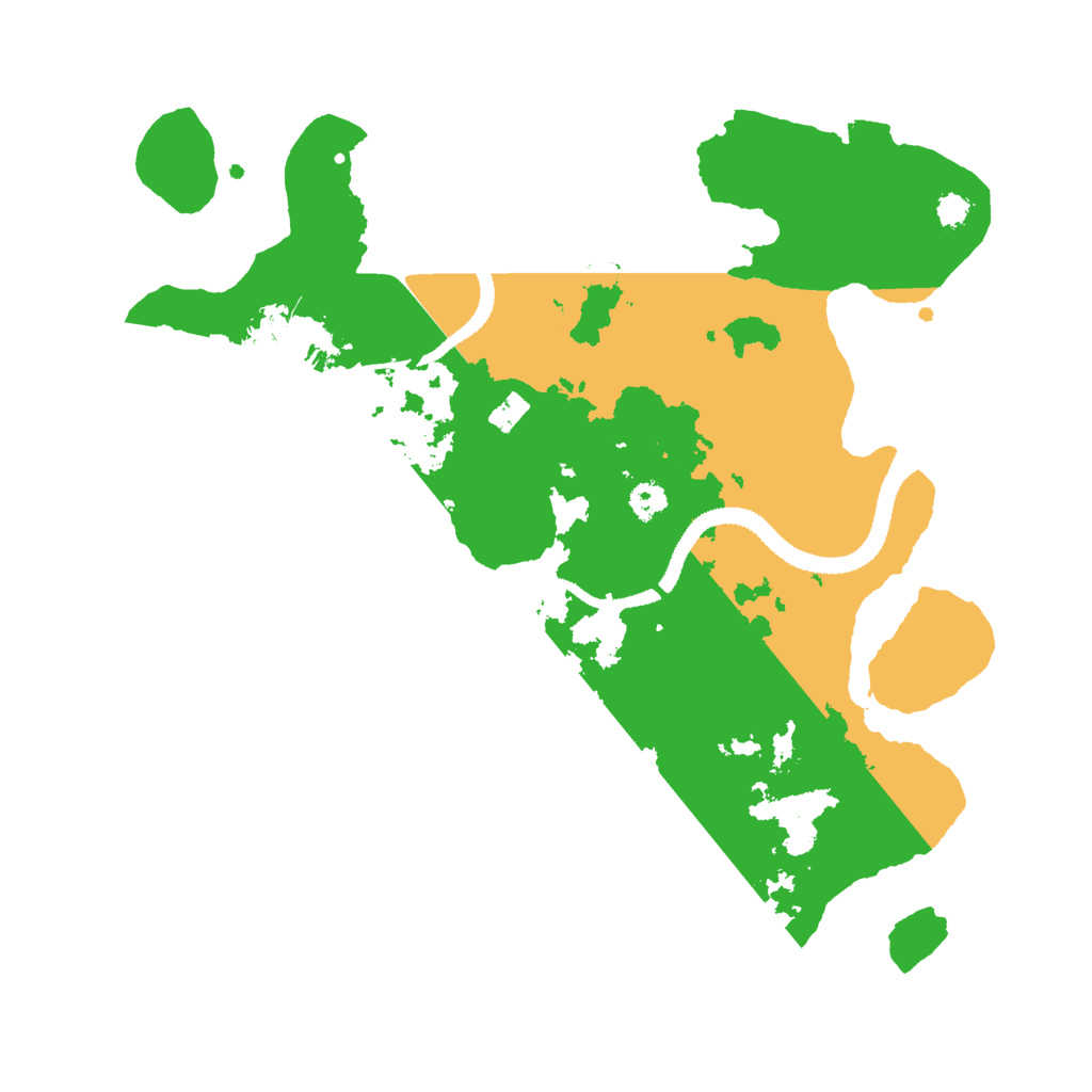 Biome Rust Map: Procedural Map, Size: 3000, Seed: 1018349074