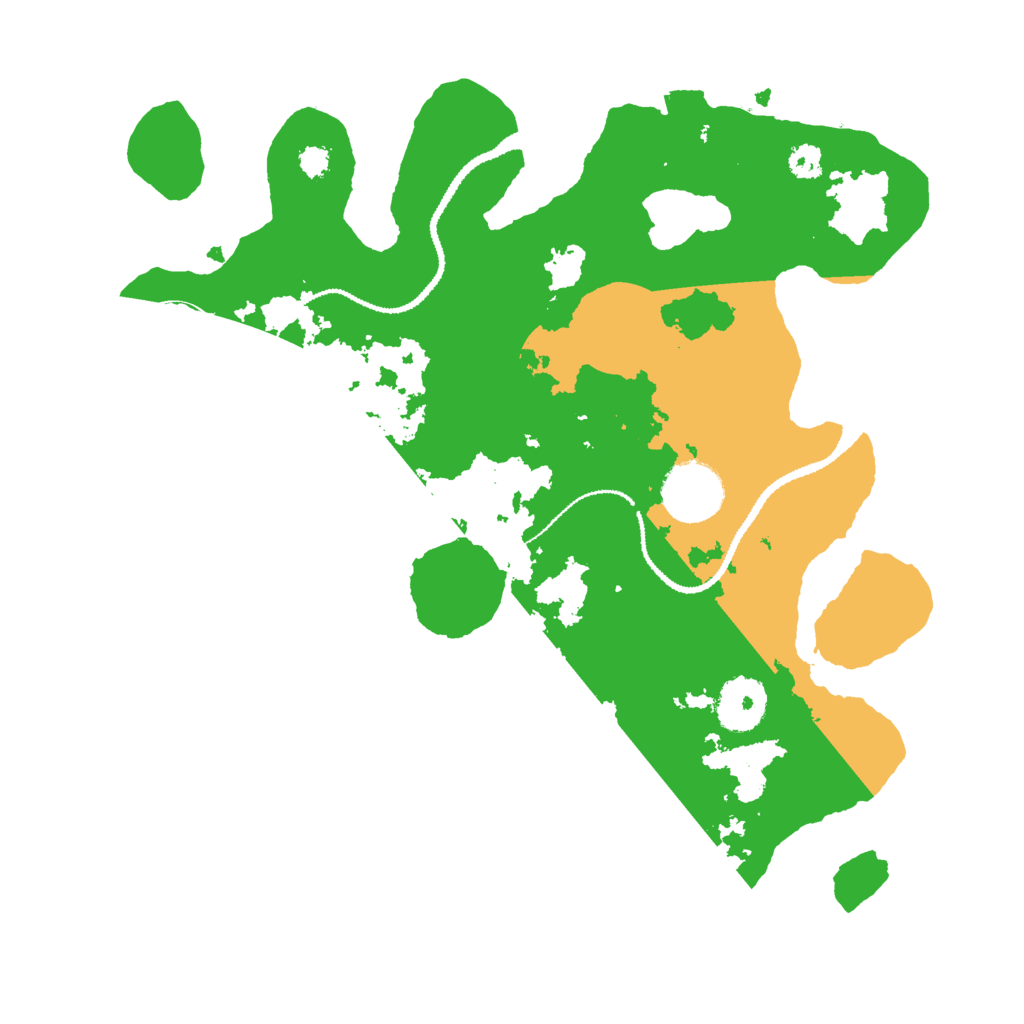 Biome Rust Map: Procedural Map, Size: 3000, Seed: 1018349074