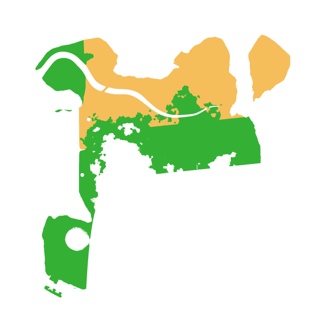 Biome Rust Map: Procedural Map, Size: 2500, Seed: 234867