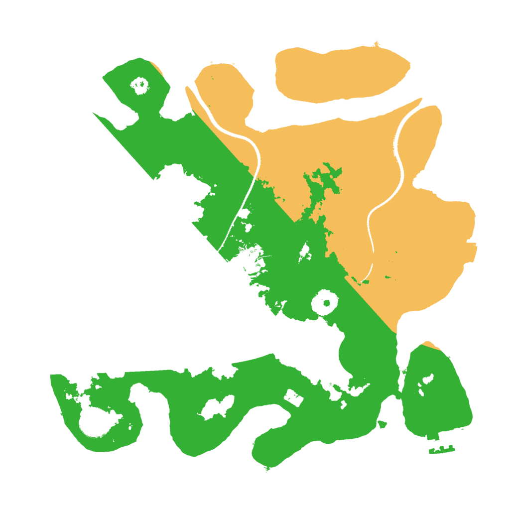 Biome Rust Map: Procedural Map, Size: 3000, Seed: 1788258420