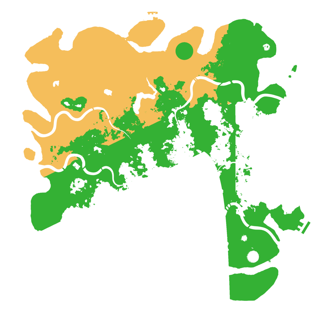 Biome Rust Map: Procedural Map, Size: 4700, Seed: 1948965126