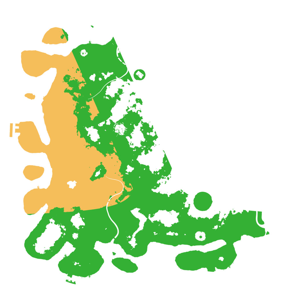 Biome Rust Map: Procedural Map, Size: 4300, Seed: 40000