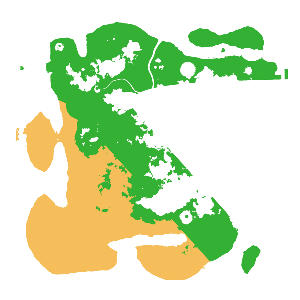 Biome Rust Map: Procedural Map, Size: 3500, Seed: 1121377872