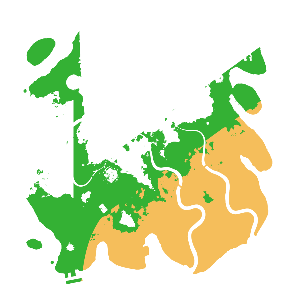 Biome Rust Map: Procedural Map, Size: 3600, Seed: 3179