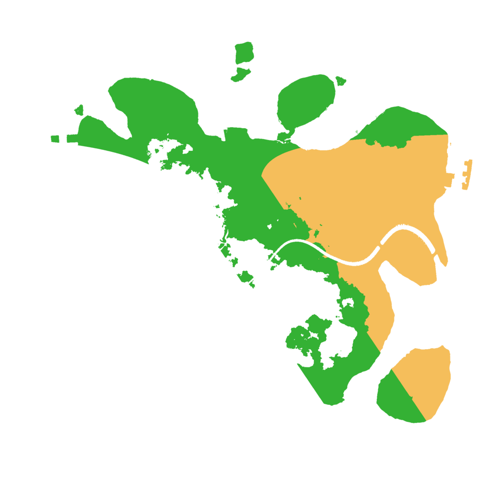 Biome Rust Map: Procedural Map, Size: 2500, Seed: 31094234