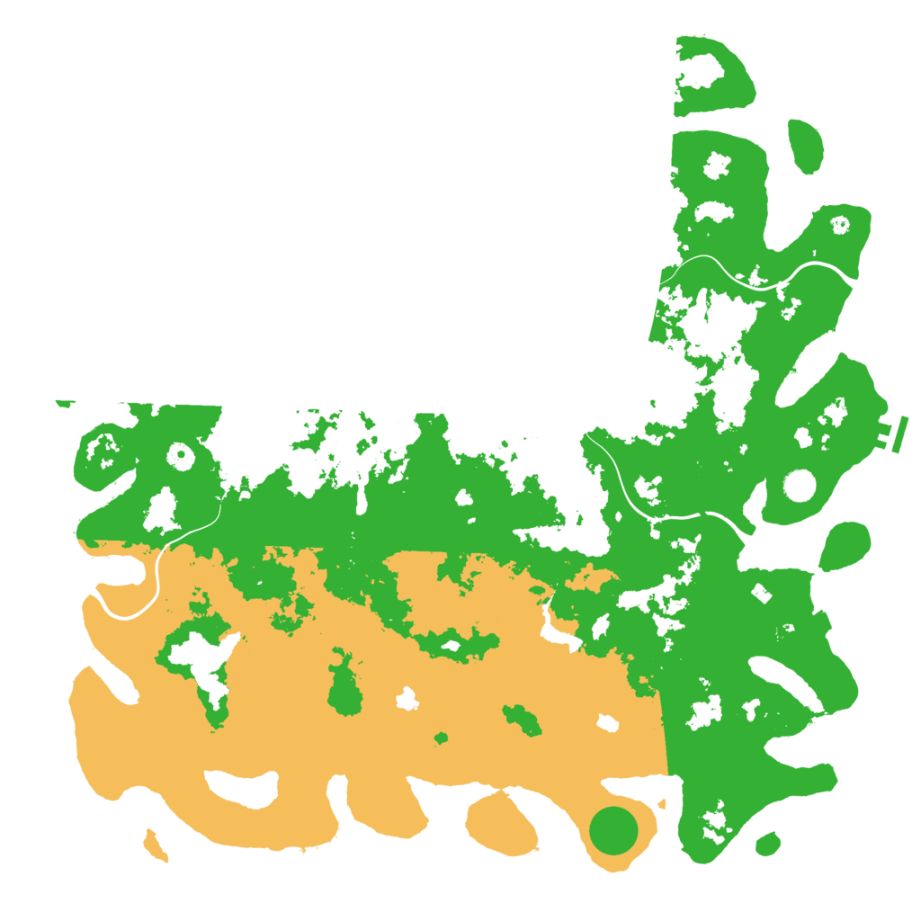 Biome Rust Map: Procedural Map, Size: 5000, Seed: 645418593