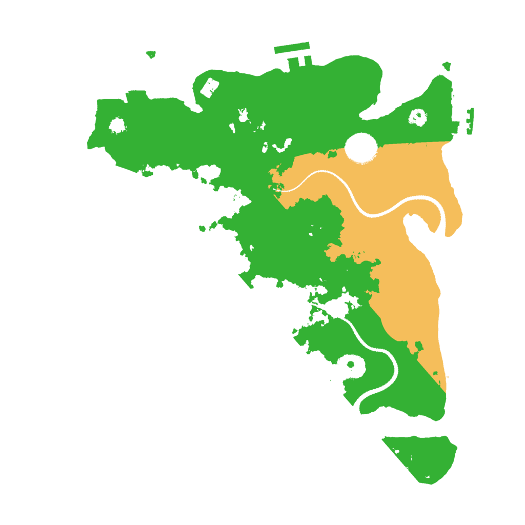 Biome Rust Map: Procedural Map, Size: 3000, Seed: 165408583