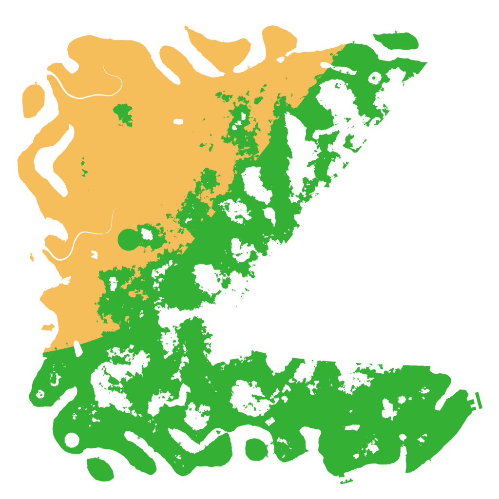 Biome Rust Map: Procedural Map, Size: 6000, Seed: 932532