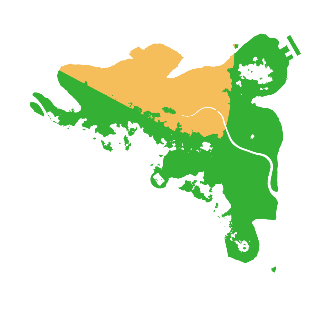 Biome Rust Map: Procedural Map, Size: 3000, Seed: 25626