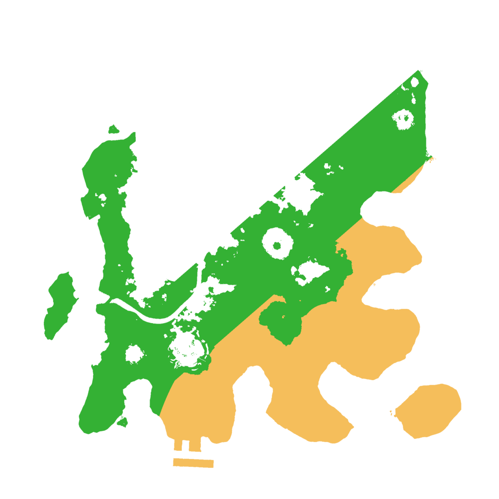 Biome Rust Map: Procedural Map, Size: 2500, Seed: 878931886