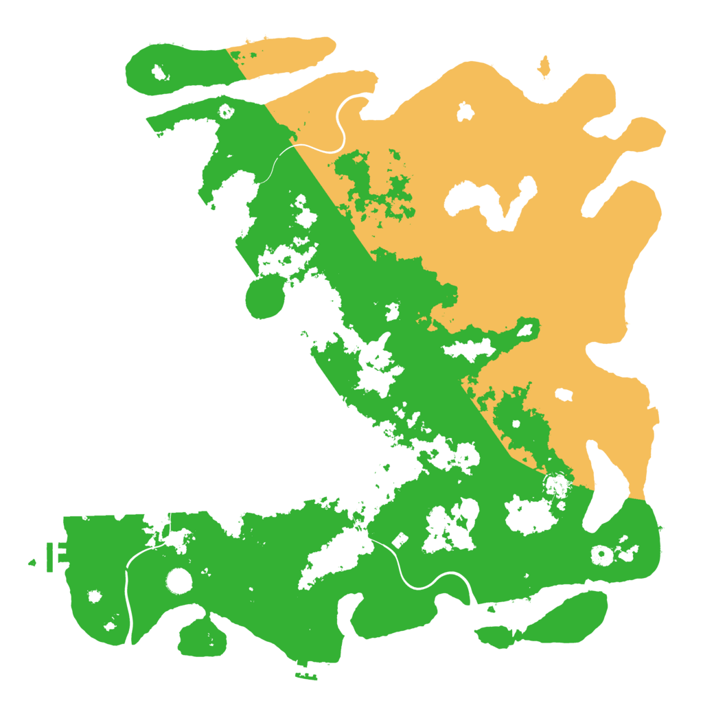 Biome Rust Map: Procedural Map, Size: 4800, Seed: 19686