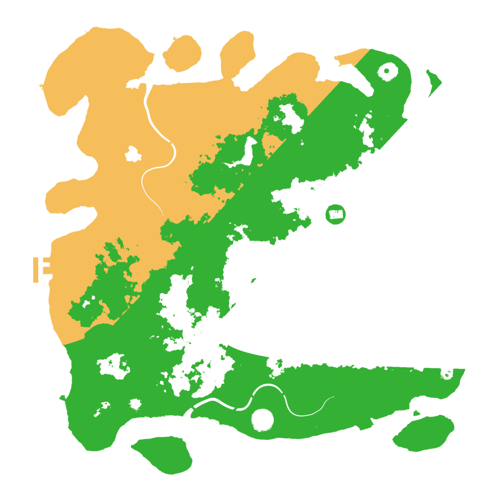 Biome Rust Map: Procedural Map, Size: 4000, Seed: 350934420