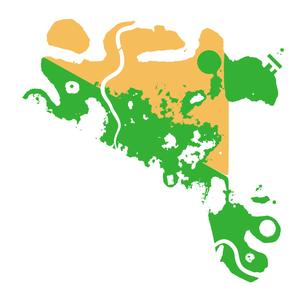 Biome Rust Map: Procedural Map, Size: 3400, Seed: 35000