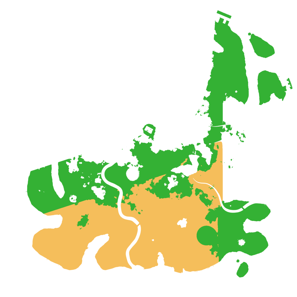 Biome Rust Map: Procedural Map, Size: 4000, Seed: 344687