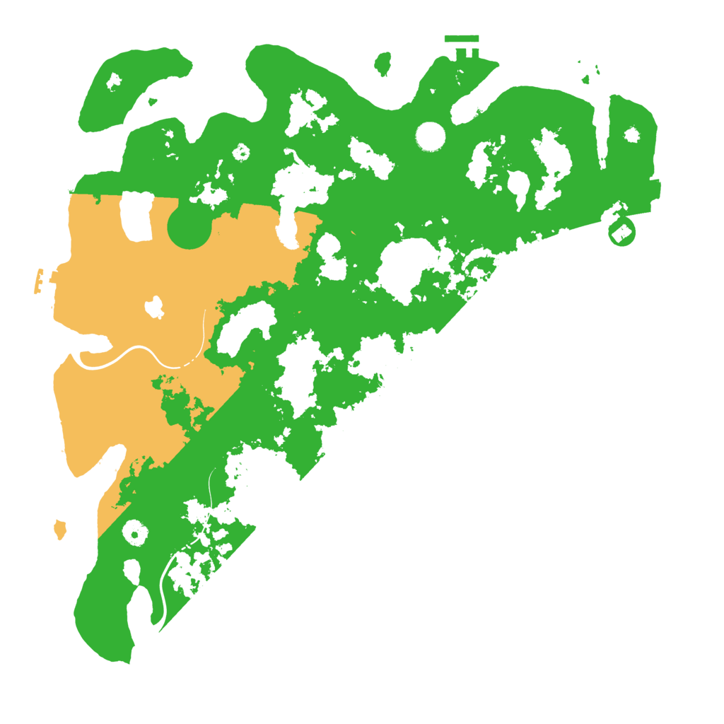 Biome Rust Map: Procedural Map, Size: 4300, Seed: 245451