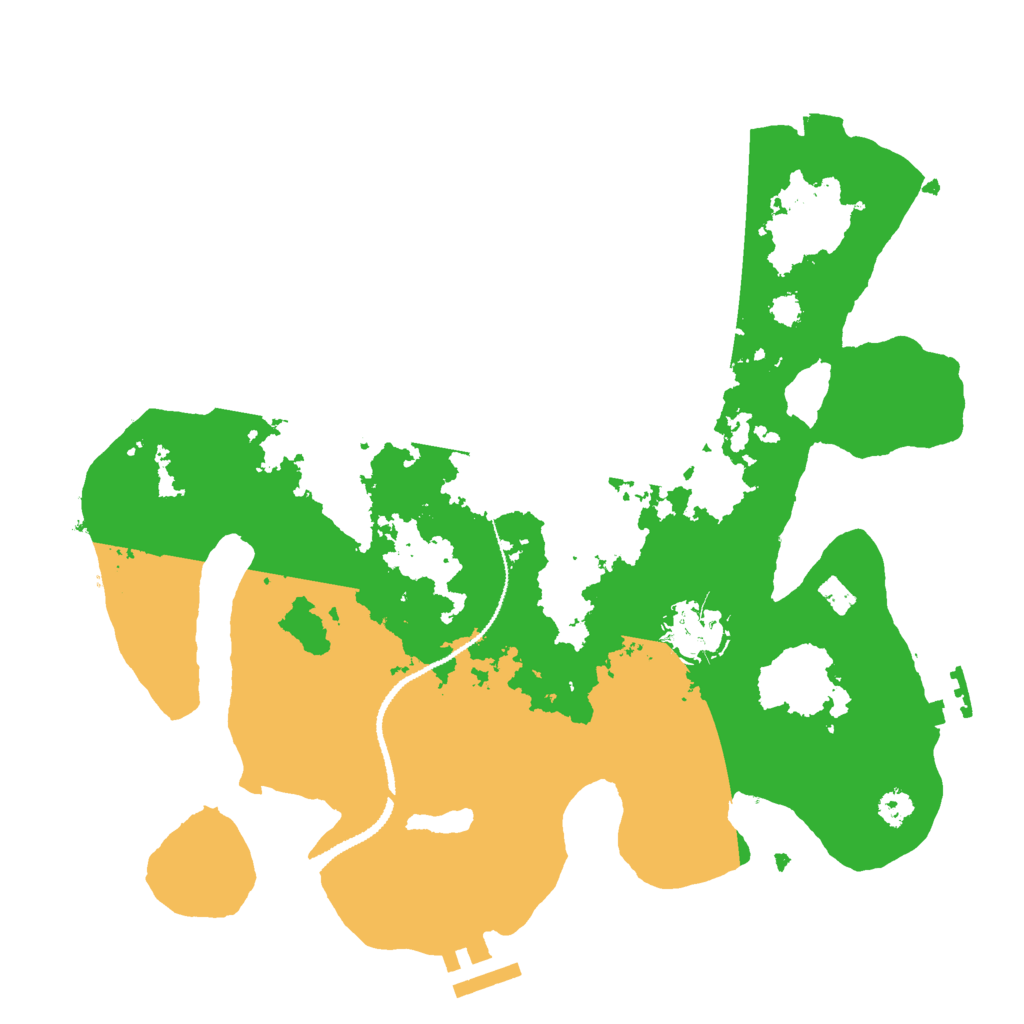 Biome Rust Map: Procedural Map, Size: 3000, Seed: 17754