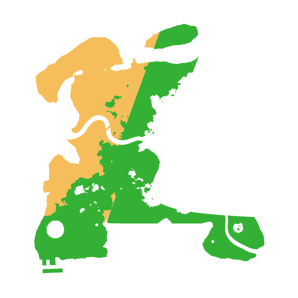 Biome Rust Map: Procedural Map, Size: 3000, Seed: 390705109