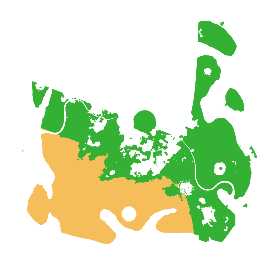 Biome Rust Map: Procedural Map, Size: 3250, Seed: 17785152