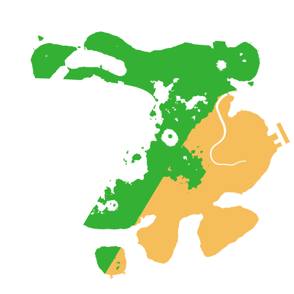 Biome Rust Map: Procedural Map, Size: 2700, Seed: 34494620