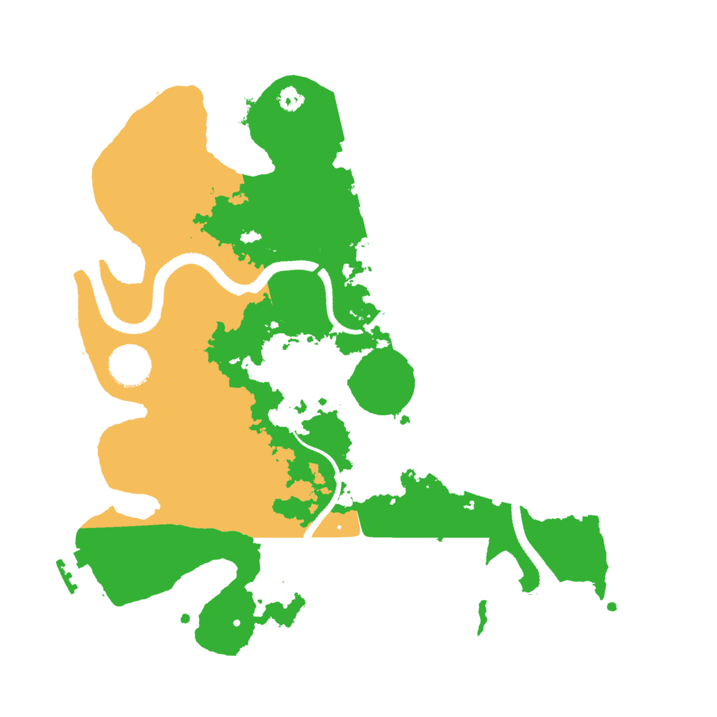 Biome Rust Map: Procedural Map, Size: 3000, Seed: 329353826