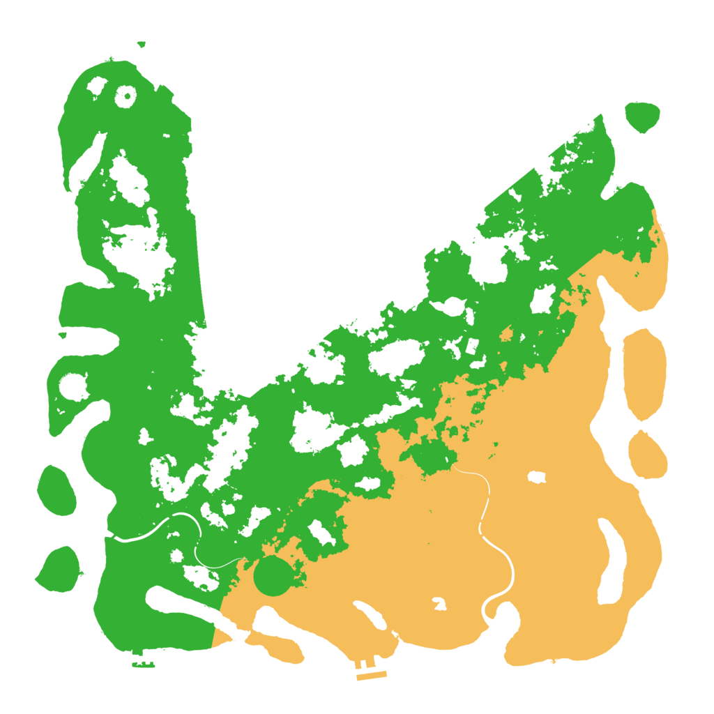 Biome Rust Map: Procedural Map, Size: 4800, Seed: 907323158