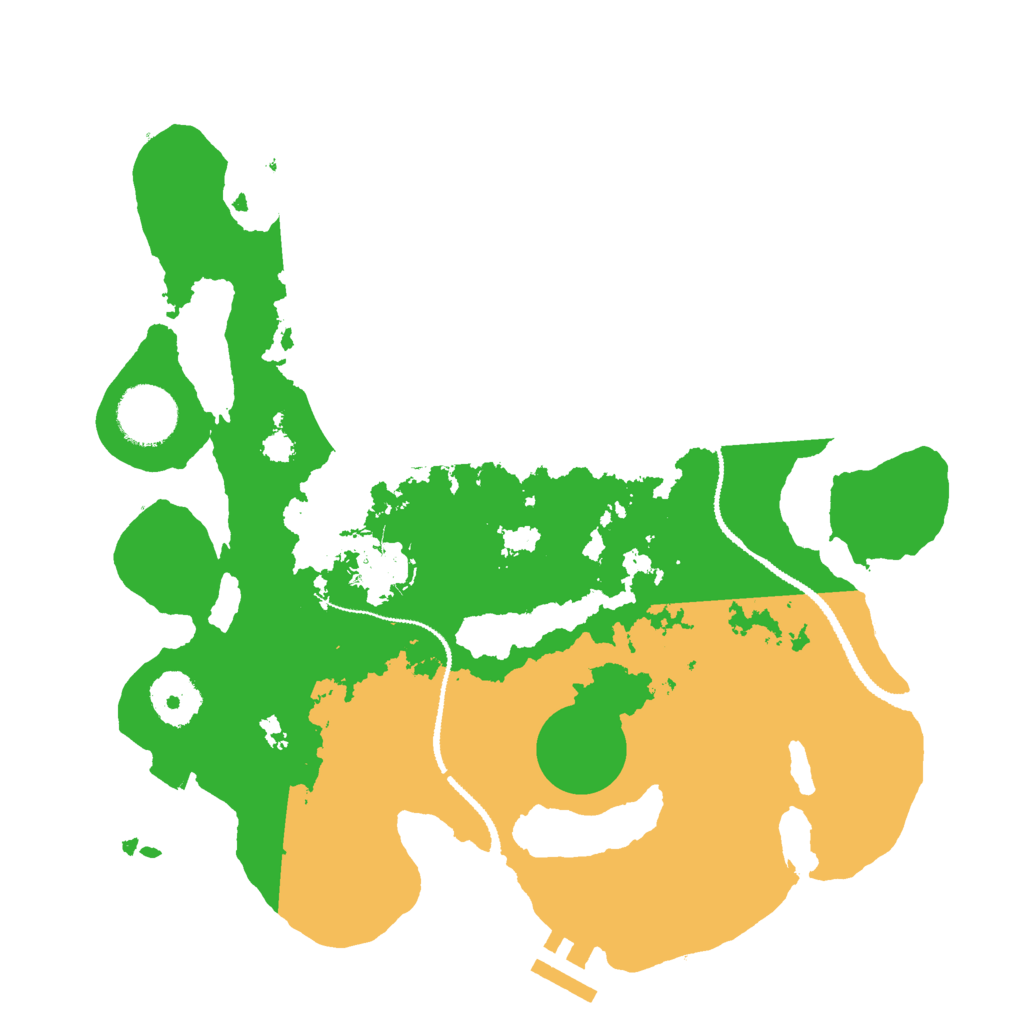 Biome Rust Map: Procedural Map, Size: 3000, Seed: 1423546403