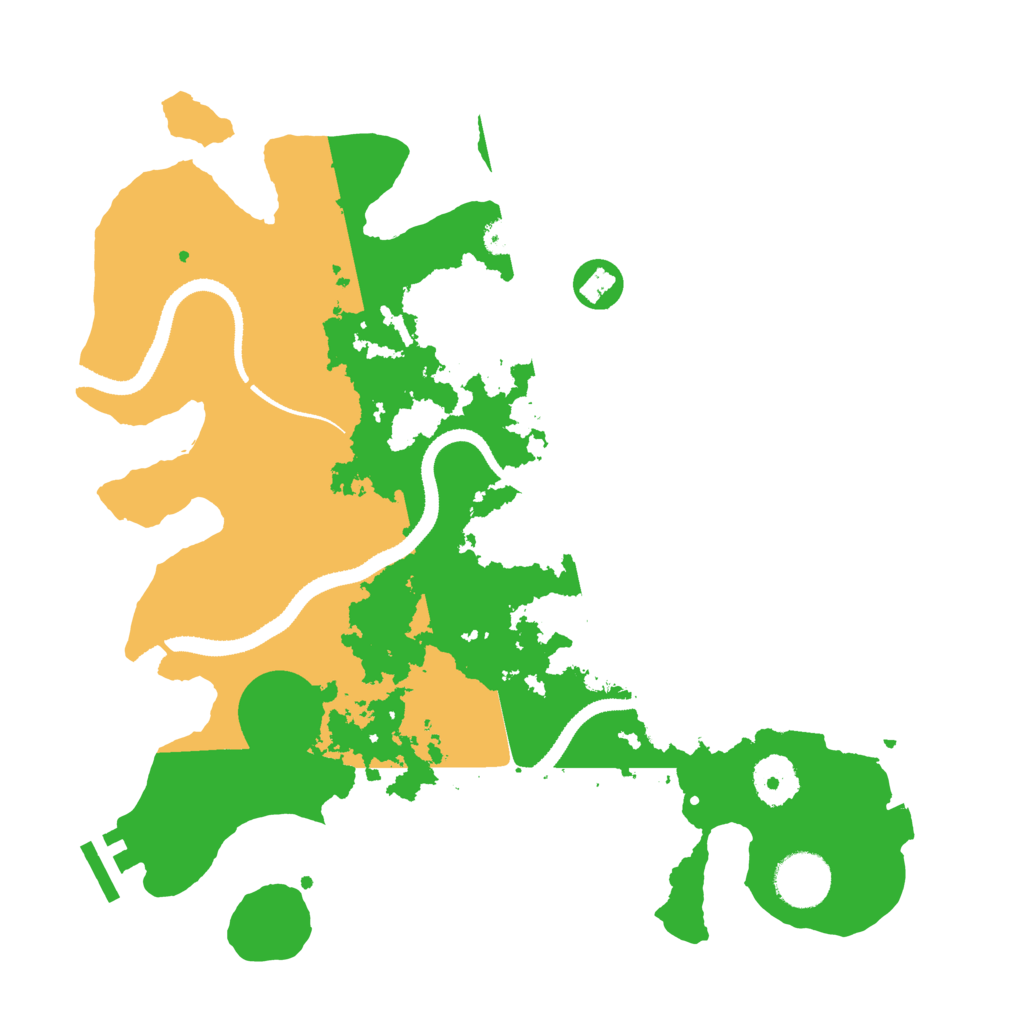 Biome Rust Map: Procedural Map, Size: 3250, Seed: 467523