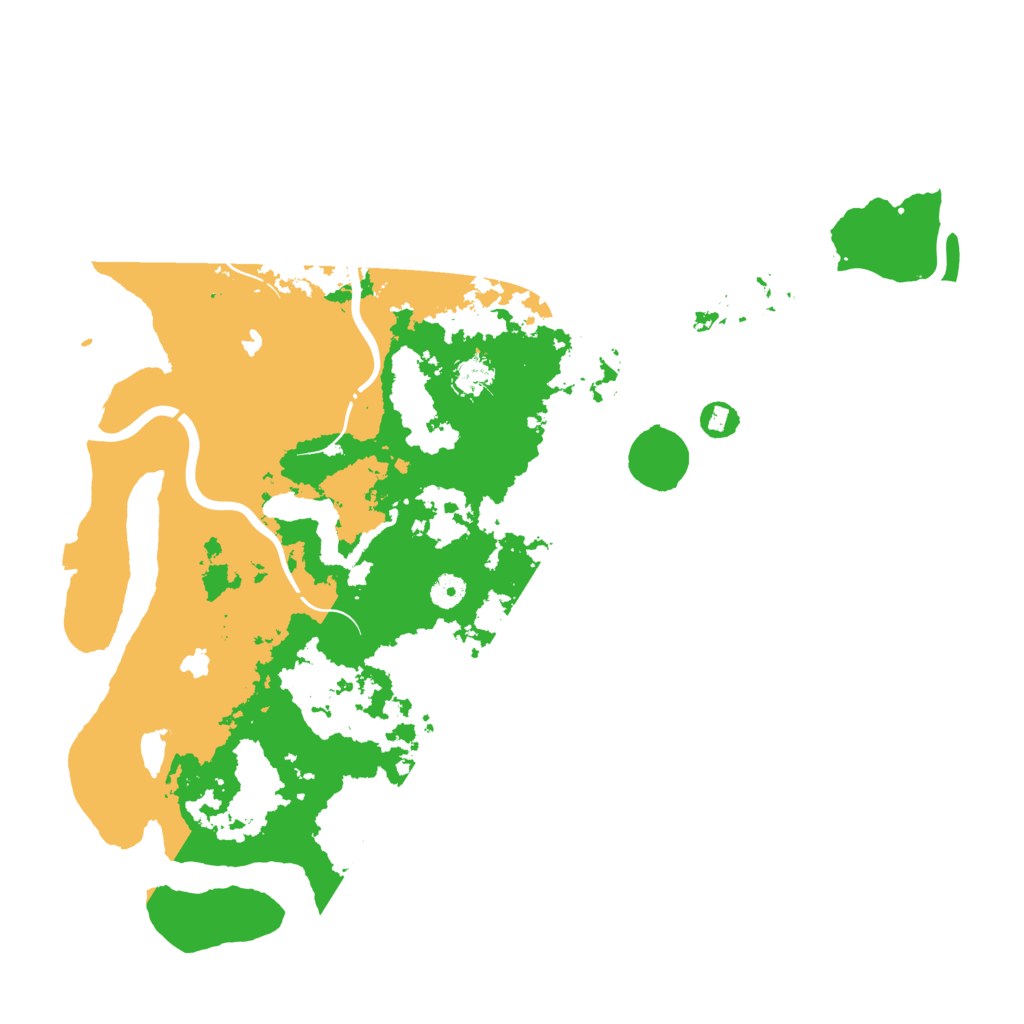 Biome Rust Map: Procedural Map, Size: 4500, Seed: 673852