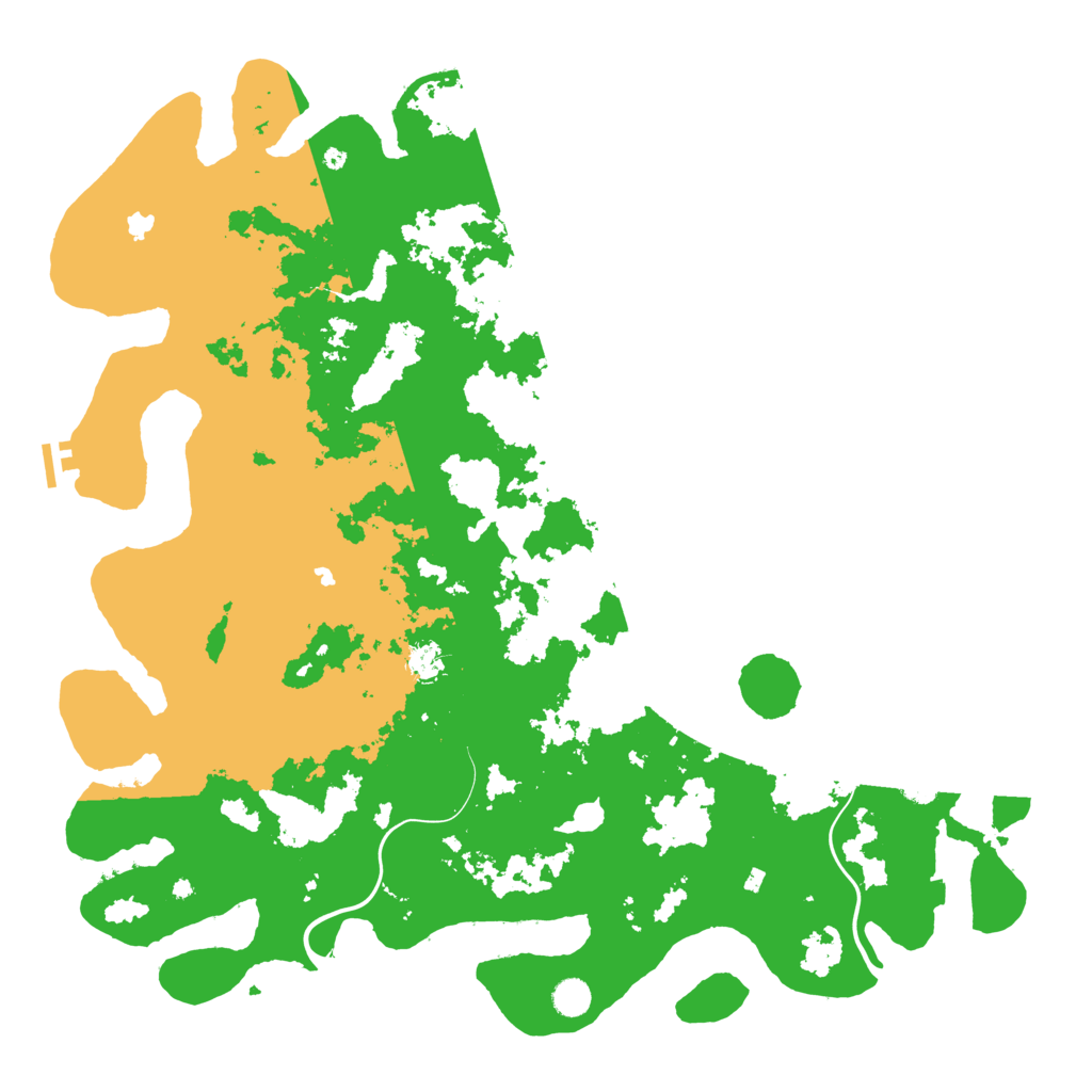 Biome Rust Map: Procedural Map, Size: 5000, Seed: 1106102461