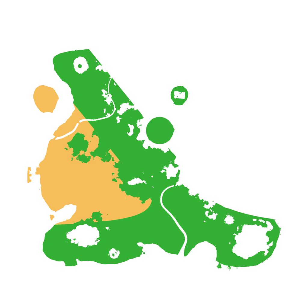 Biome Rust Map: Procedural Map, Size: 3000, Seed: 21845