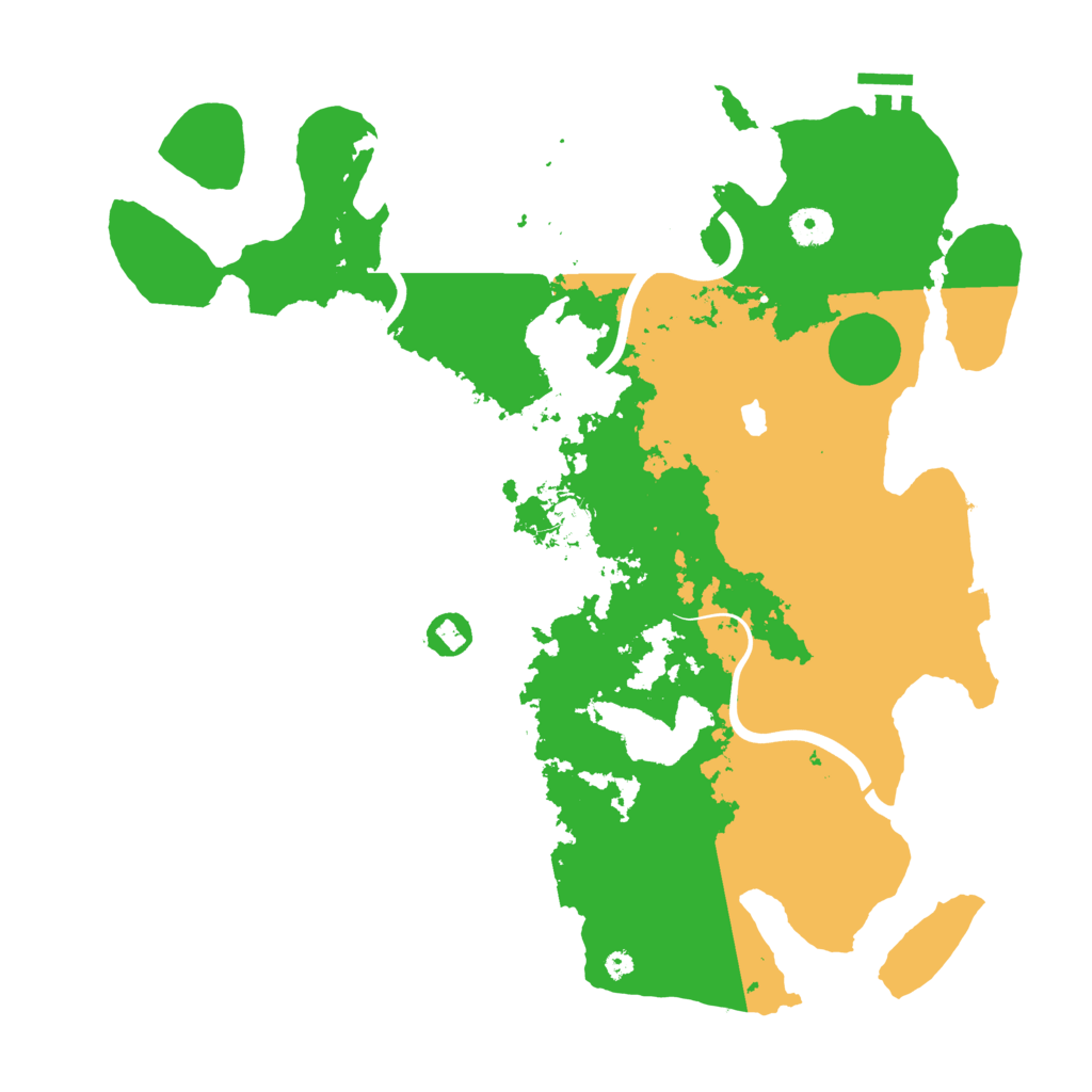 Biome Rust Map: Procedural Map, Size: 4000, Seed: 235102230