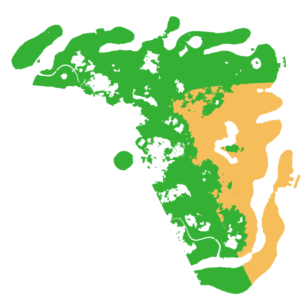 Biome Rust Map: Procedural Map, Size: 4500, Seed: 9000