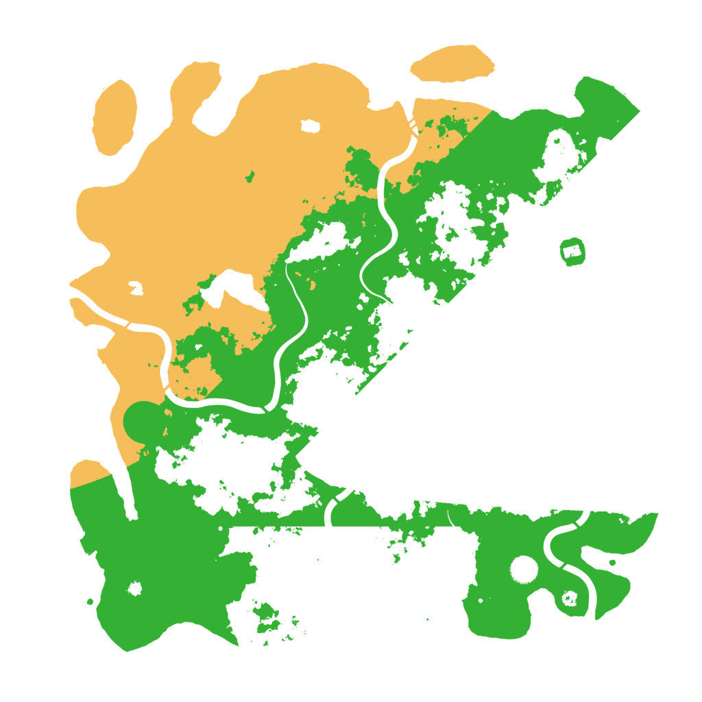 Biome Rust Map: Procedural Map, Size: 4500, Seed: 1207115683