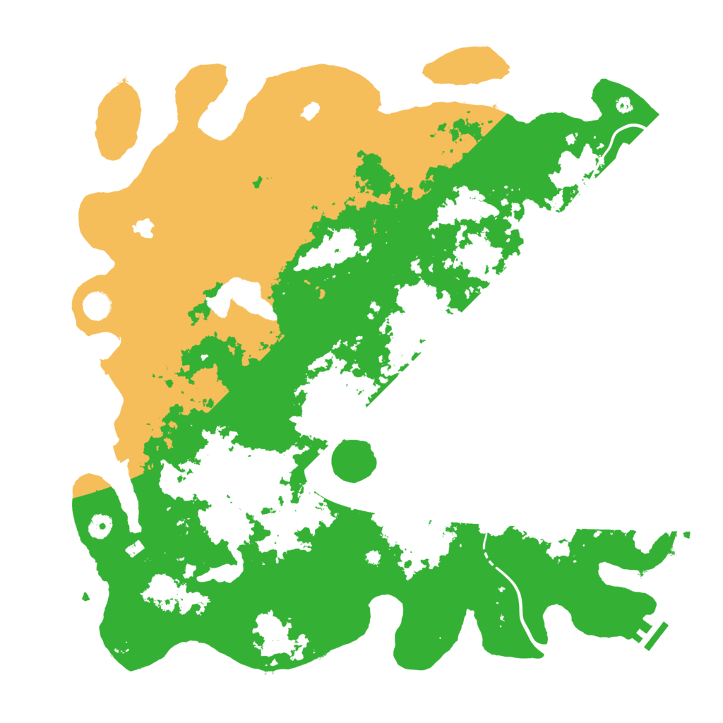 Biome Rust Map: Procedural Map, Size: 4500, Seed: 1207115683