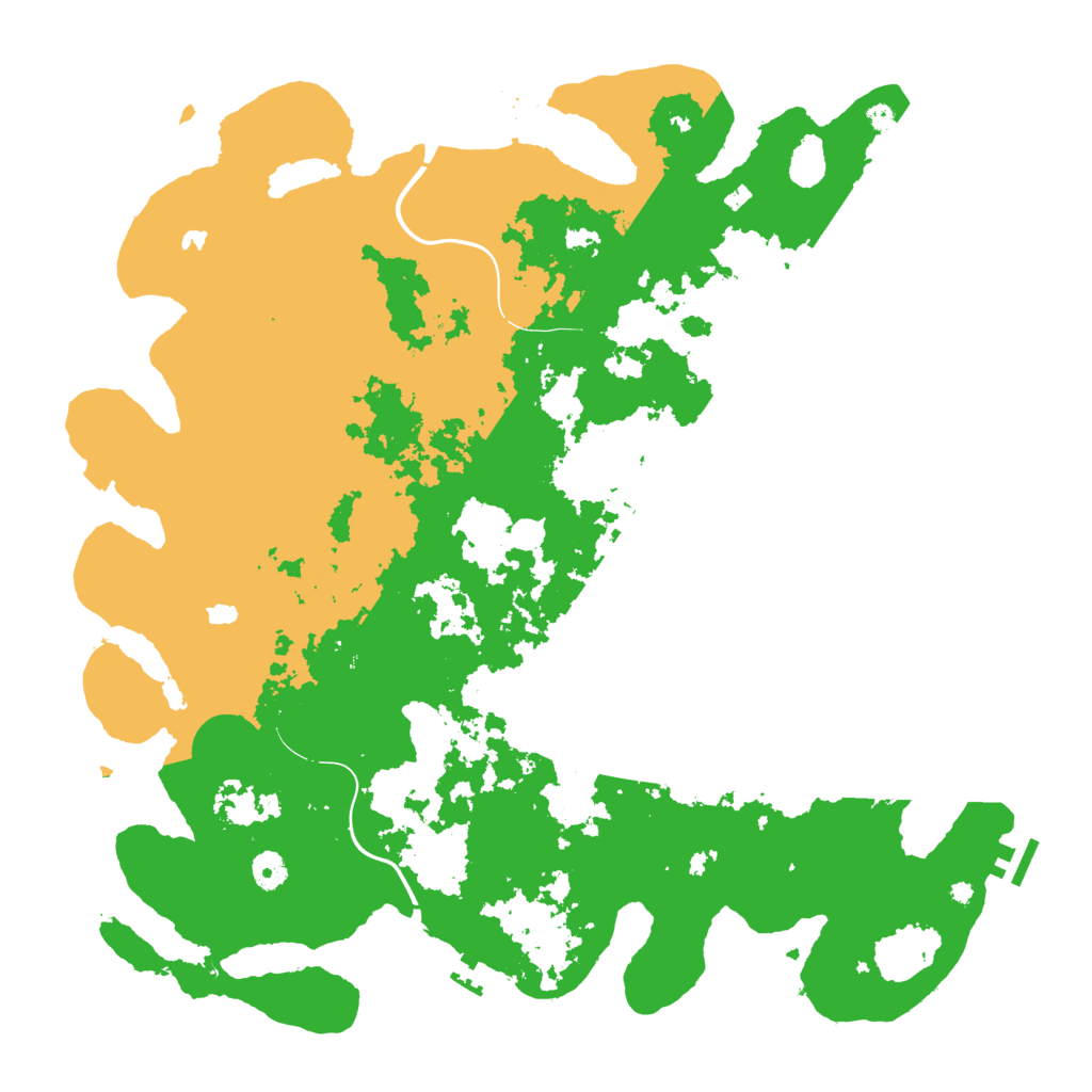 Biome Rust Map: Procedural Map, Size: 4500, Seed: 2021964704