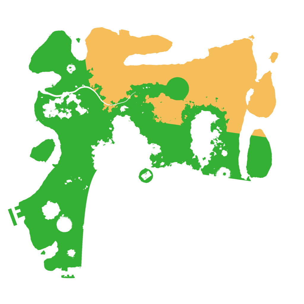 Biome Rust Map: Procedural Map, Size: 3500, Seed: 2002522409