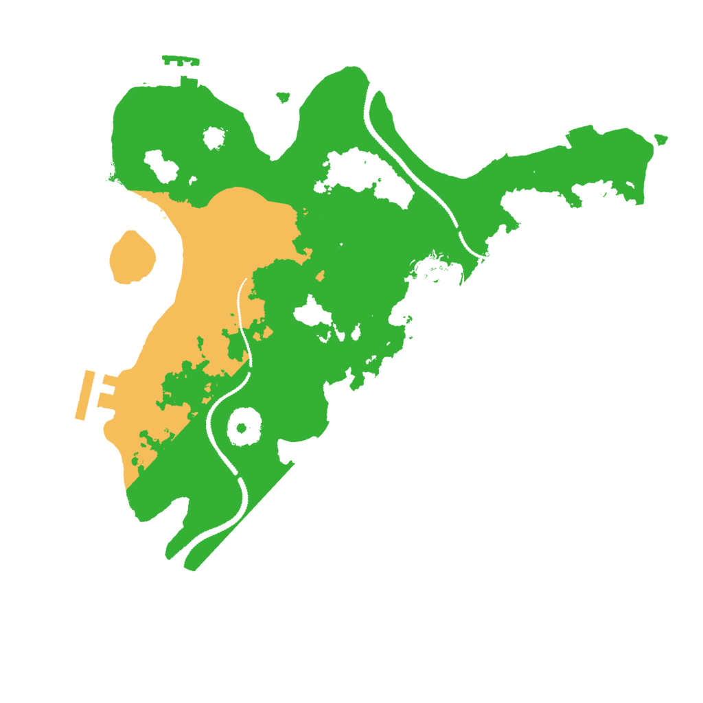 Biome Rust Map: Procedural Map, Size: 2850, Seed: 27121
