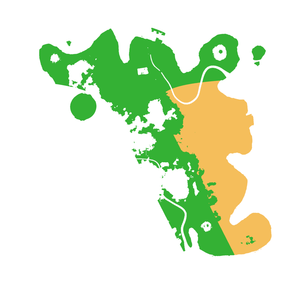 Biome Rust Map: Procedural Map, Size: 3000, Seed: 610740267