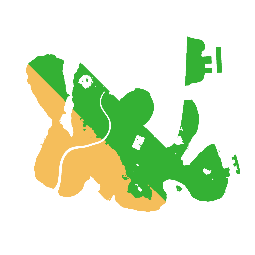 Biome Rust Map: Procedural Map, Size: 2000, Seed: 963547549