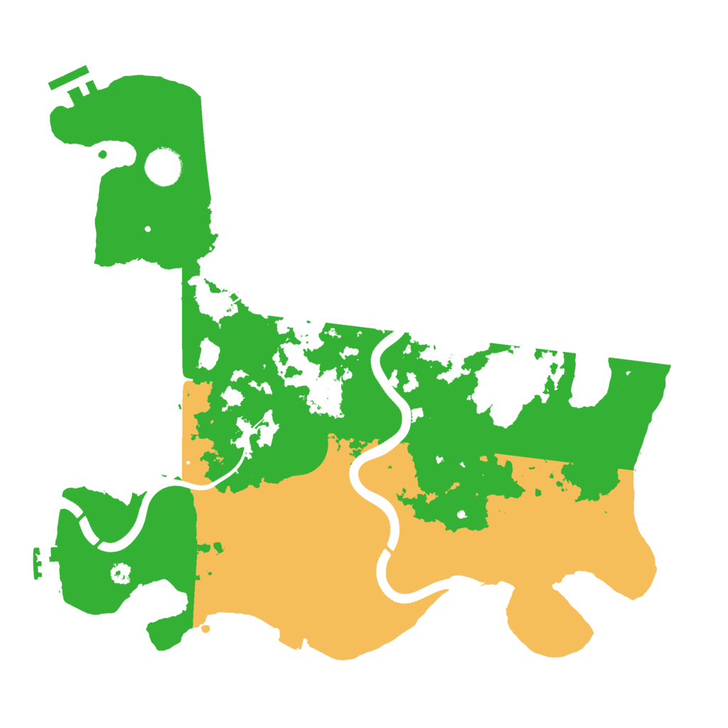 Biome Rust Map: Procedural Map, Size: 3500, Seed: 1719128505