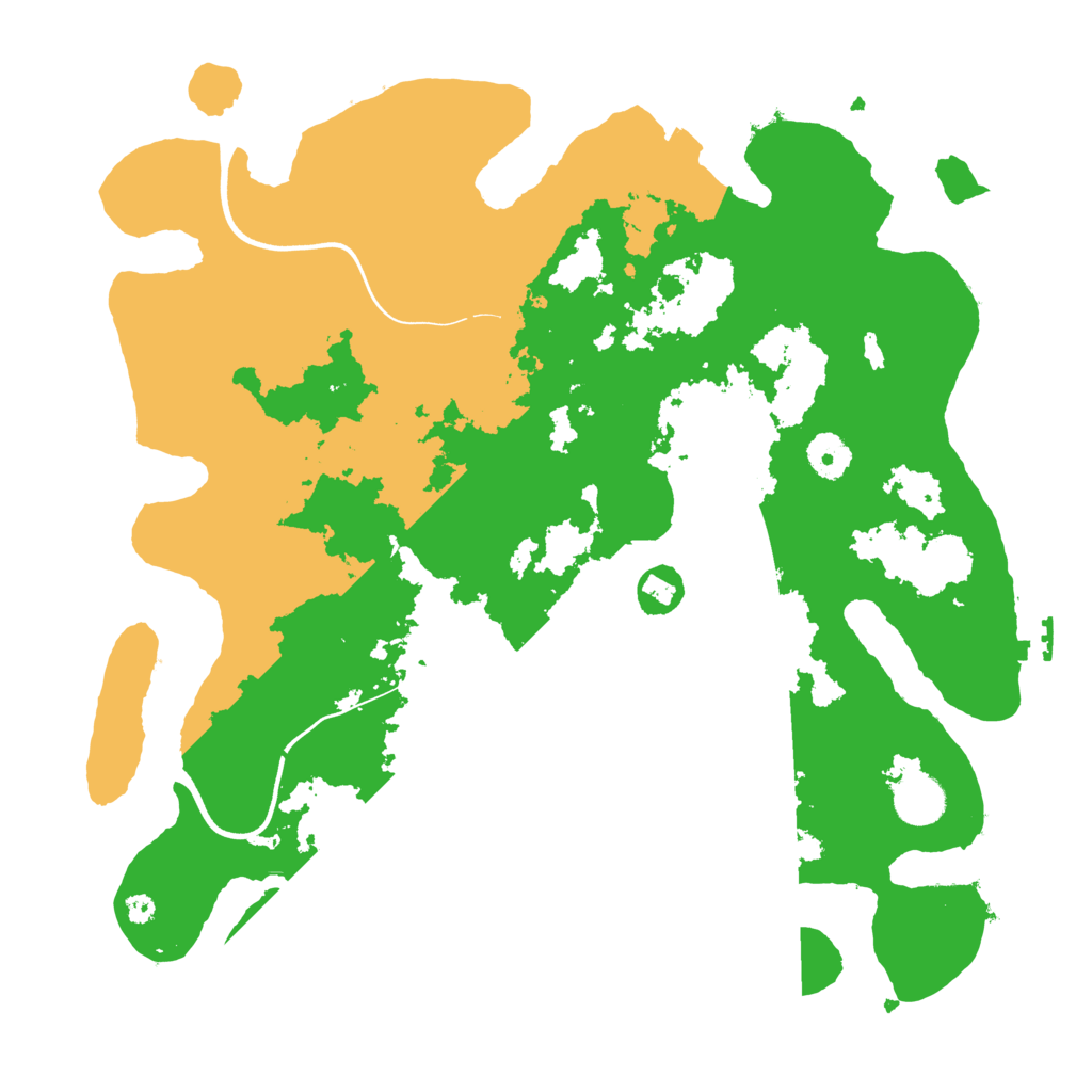 Biome Rust Map: Procedural Map, Size: 3750, Seed: 45714
