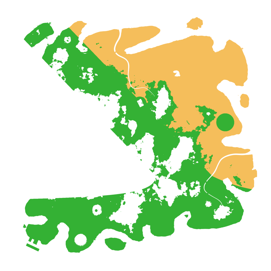 Biome Rust Map: Procedural Map, Size: 4000, Seed: 6969345