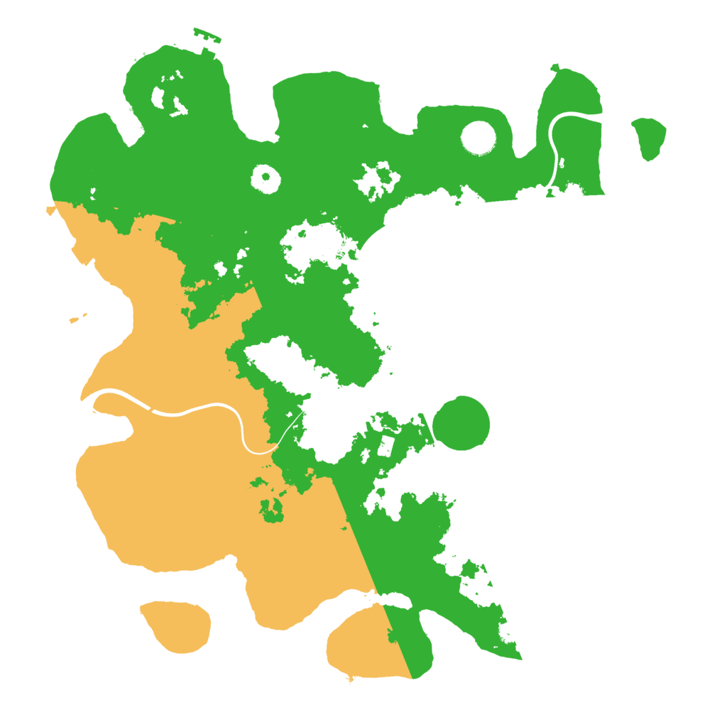Biome Rust Map: Procedural Map, Size: 3750, Seed: 2011706604