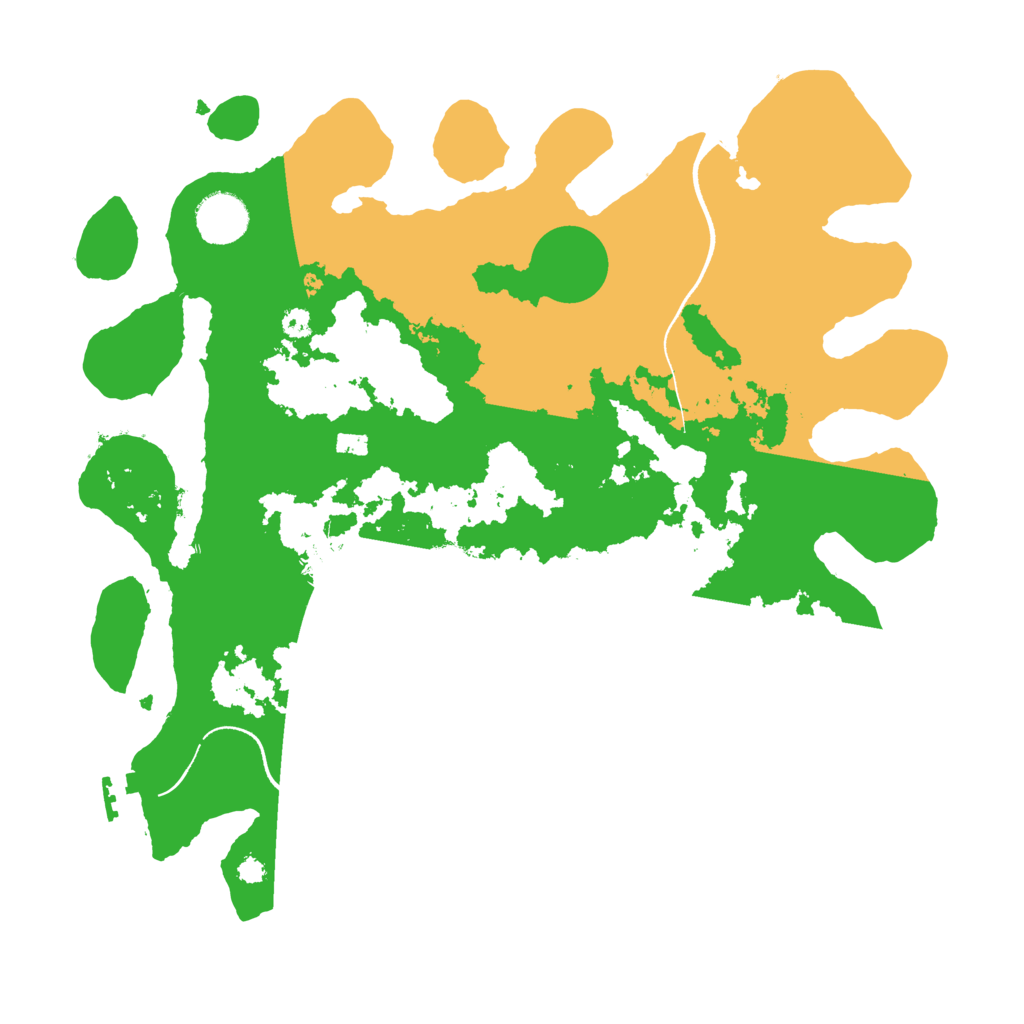 Biome Rust Map: Procedural Map, Size: 3500, Seed: 905049933