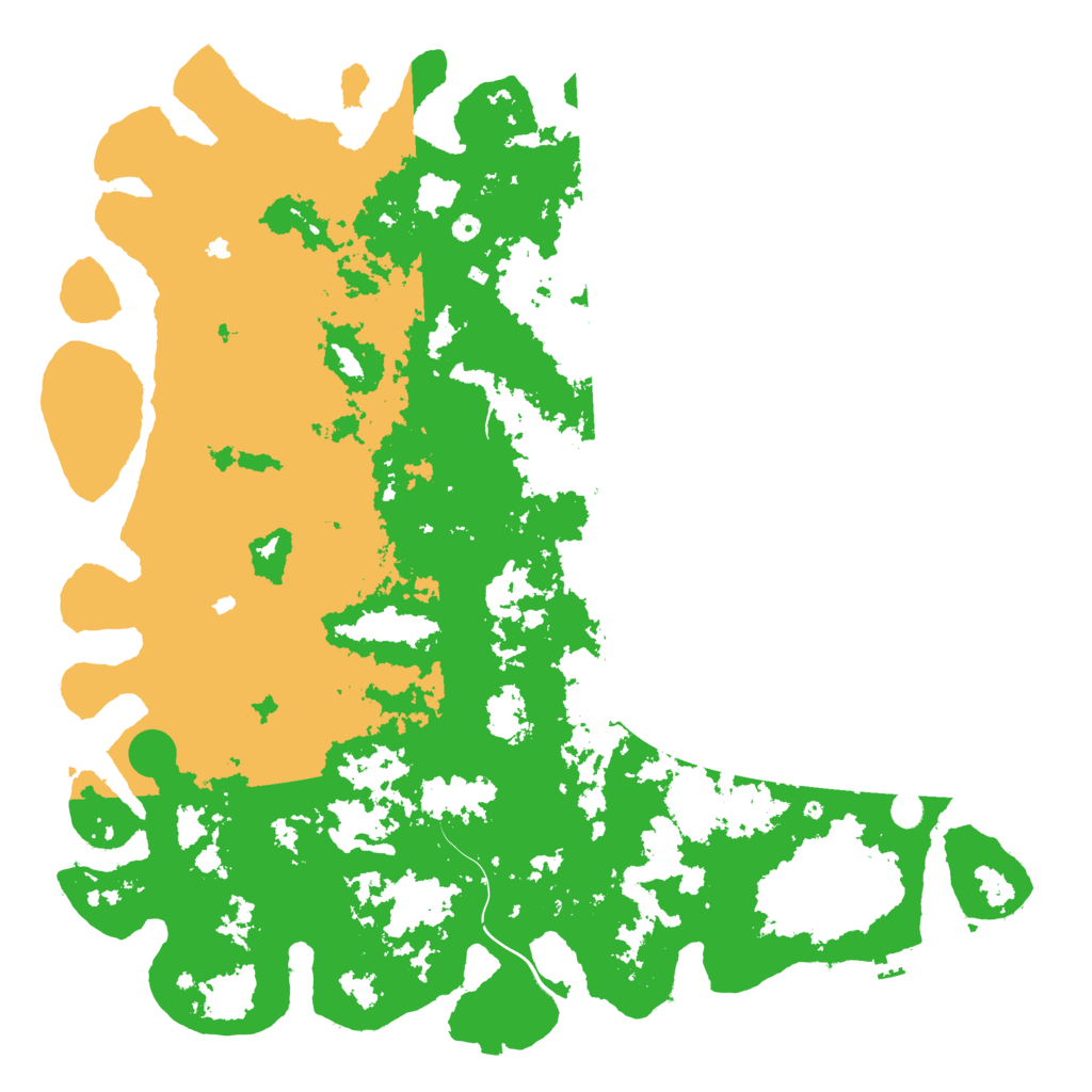 Biome Rust Map: Procedural Map, Size: 6000, Seed: 2028250062