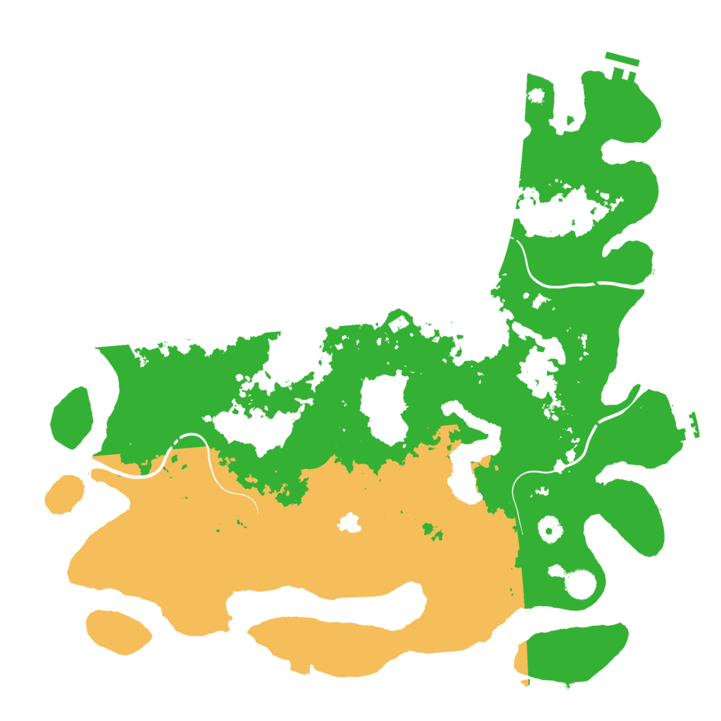 Biome Rust Map: Procedural Map, Size: 4250, Seed: 586448653