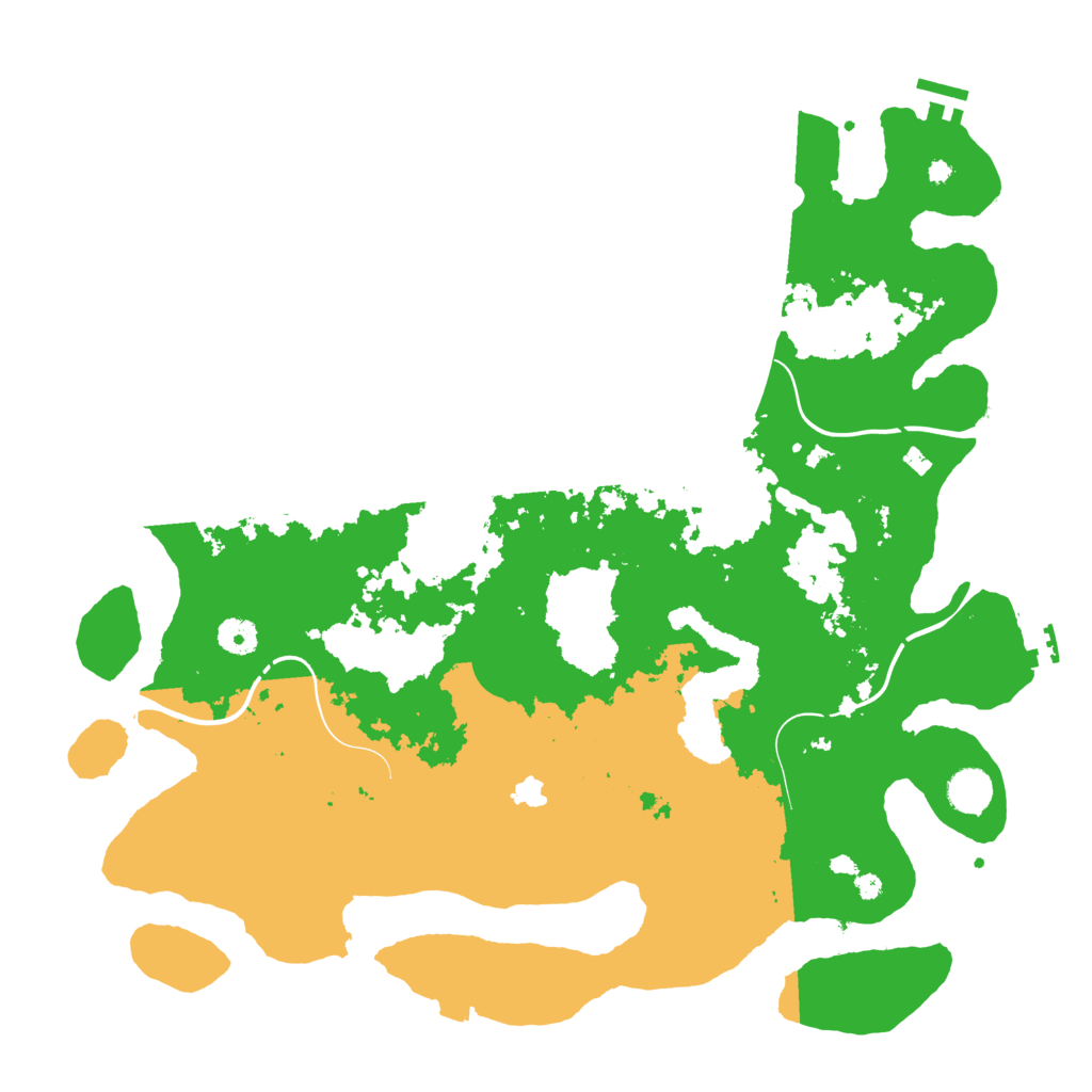 Biome Rust Map: Procedural Map, Size: 4250, Seed: 586448653