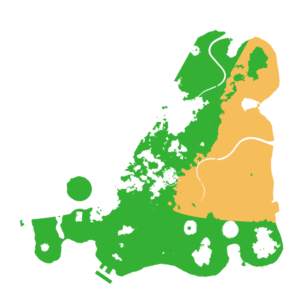Biome Rust Map: Procedural Map, Size: 3300, Seed: 336472963